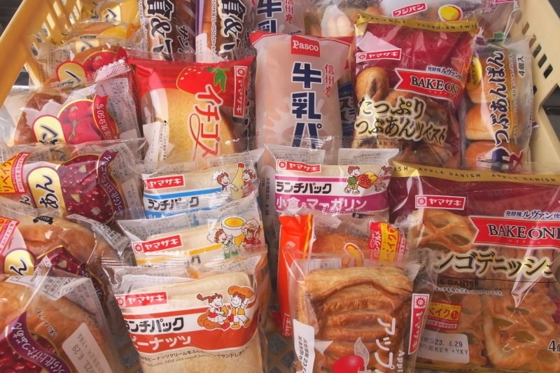 パン類食パンあんぱんメロンパンカレーパン